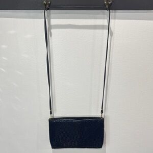 Whiting‎ & Davis International Chainmail Navy Crossbody